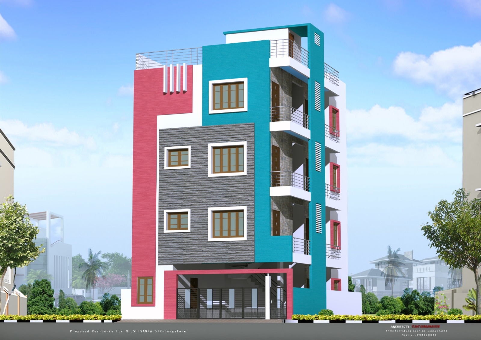 3D & 2D Elevation